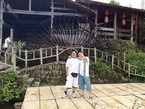 Caihong Bridge in Qinghua Village