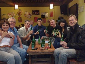 Dinner & Beer  with New Friends & Teachers Day