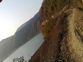In search of Mulder & Scully at Xiane Lake with Fi