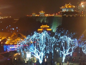 The Lantern Festival on the Xian City Walls