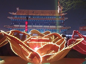The Lantern Festival on the Xian City Walls