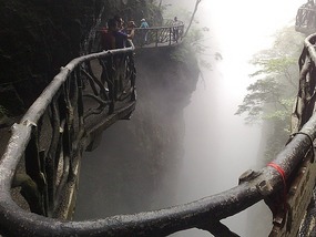 Tianmen Mountain with Connie