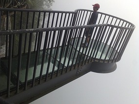 Tianmen Mountain with Connie