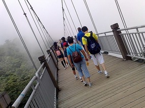 Tianmen Mountain with Connie