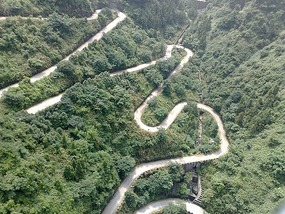 Tianmen Mountain with Connie