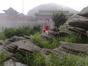 Tianmen Mountain with Connie