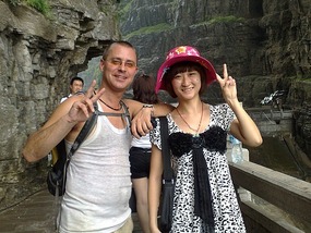 Tianmen Mountain with Connie