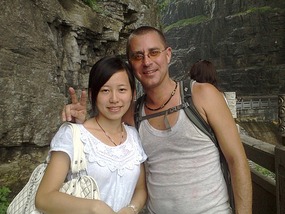Tianmen Mountain with Connie