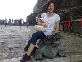 Tianmen Mountain with Connie