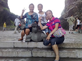 Tianmen Mountain with Connie