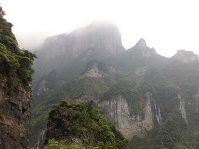Tianmen Mountain with Connie