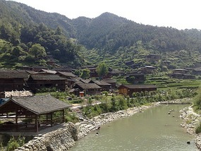 Beautiful Miao Village of Xijiang