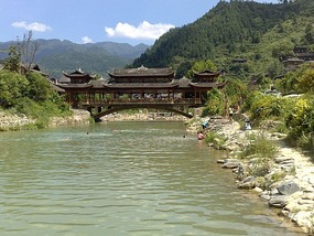 Beautiful Miao Village of Xijiang