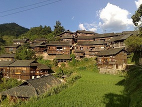 Beautiful Miao Village of Xijiang
