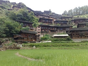 Beautiful Miao Village of Xijiang