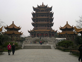Yellow Crane Tower & Yangzi River Walk