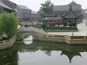 Touristy Hexia Ancient Village