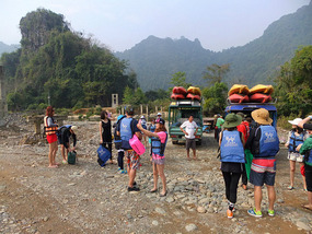Kayaking With Tubers & Bears Feet Alcohol