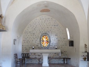 ... and a simple interior