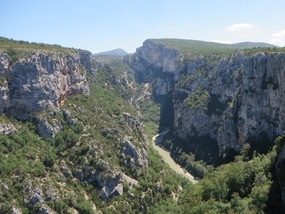 Gorge from Falaise des Cavalier