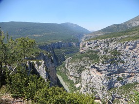  View back to Falaise des Cavalier