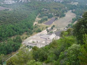 Leaving Abbaye de  Sentanque 