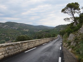Part of the Tour de France Route