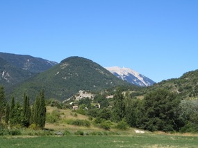 Mont Ventoux from Montbrun-les-Bains