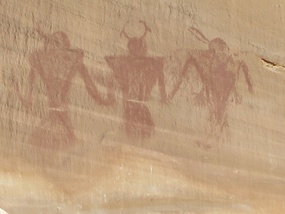 Calf Creek Falls - Pictograph