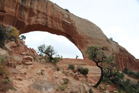 Hugo at Wilson's Arch