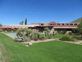 Taliesin West - Nestled into the Mountains