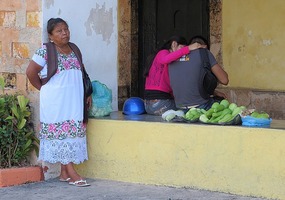 Lady in Huipil