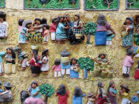 Mexican Sculpted Mural