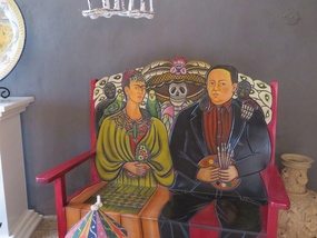 Frida and Diego Bench
