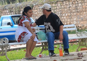 Lady in Huipil