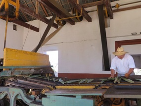 go through the scrapper machine ...