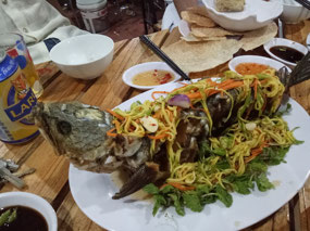 The fish at Ahn Hong by the river