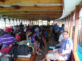 Gezellige overtocht van Thinadhoo naar Maafushi