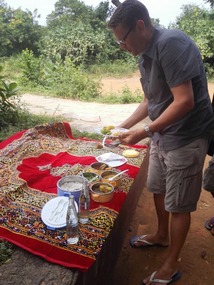 Safari-lunch in Yala NP