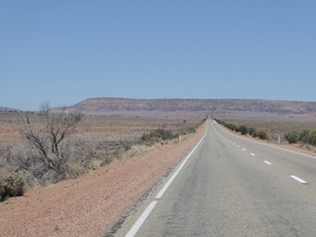 Vanaf Port Augusta rijden we de Eyre Peninsula op