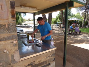 BBQ-lunchstop in Burra