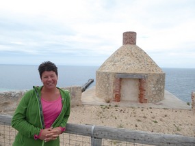Bij de lime kiln in Wool Bay