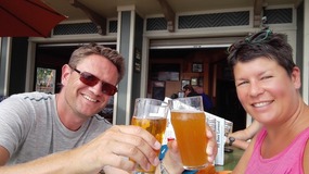 36 bieren op tap bij Humpy's in Kona