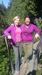 Top models doen de cliff walk