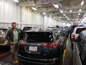 Op de ferry van Vancouver Island naar Tsawassen