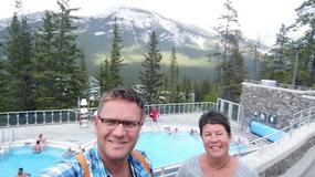 Heerlijk gebadderd in de Banff Hot Springs