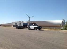 Dwarfed by a single propeller