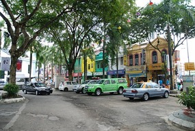 Outside central market, KL