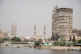 Downtown Cairo from the river