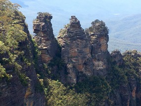 The three sisters in den Blue Mountains